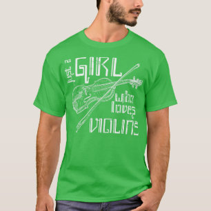 Camiseta Violino de Menina Violinista