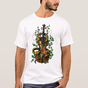 Camiseta Violino e cobra