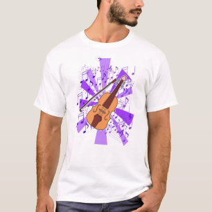 Camiseta Violino e Música