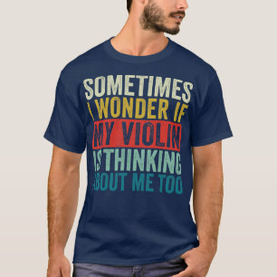 Camiseta Violino Funny Retro Fiddle Violinist