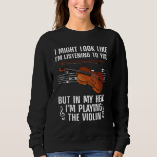 Camiseta Violino legal para homens jogador violino Viola C