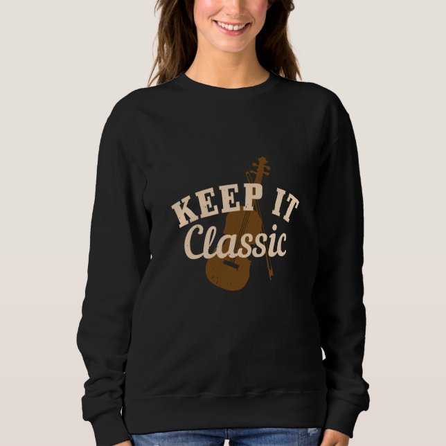Camiseta Violino - Manter Clássico (Frente)
