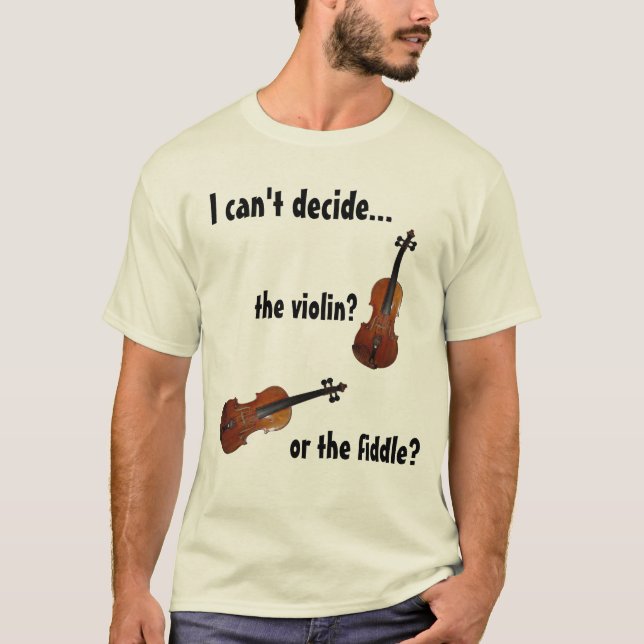 Camiseta Violino ou violino? (Frente)