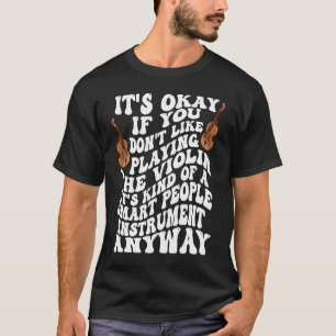Camiseta Violino Por Violinistas Dizendo Por Atores Violino