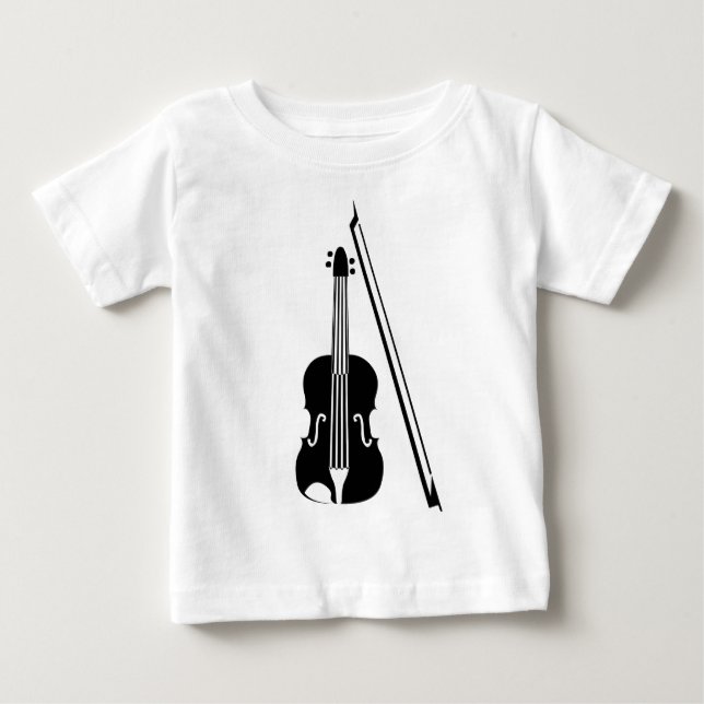Camiseta Violino - Preto (Frente)