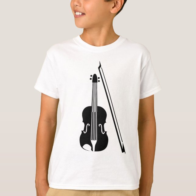 Camiseta Violino - Preto (Frente)