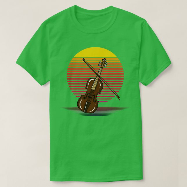 Camiseta Violino Vapor (Frente do Design)