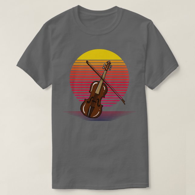 Camiseta Violino Vapor (Frente do Design)