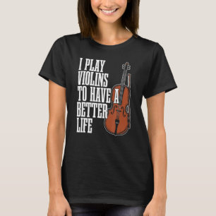 Camiseta Violino Violino Fiddle Fiddler