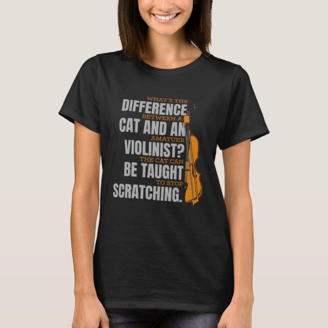 Camiseta Violino Violino Hilário Fiddle Fiddler (Frente)
