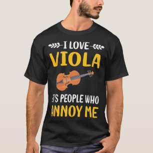 Camiseta Violista da Pessoas Annoy Viola