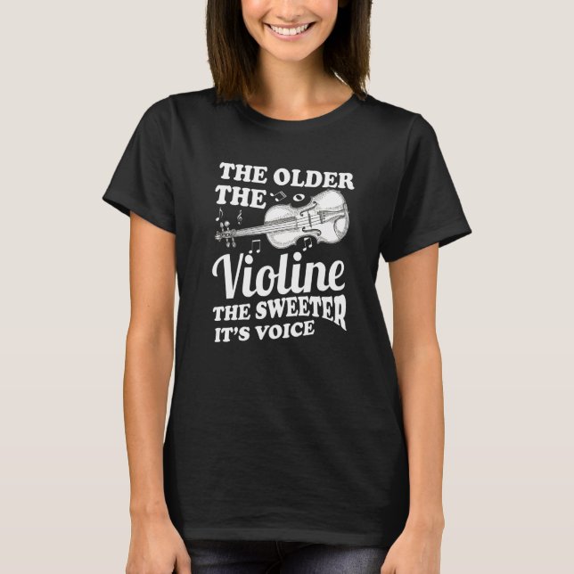 Camiseta Violoncello Men Mulheres (Frente)