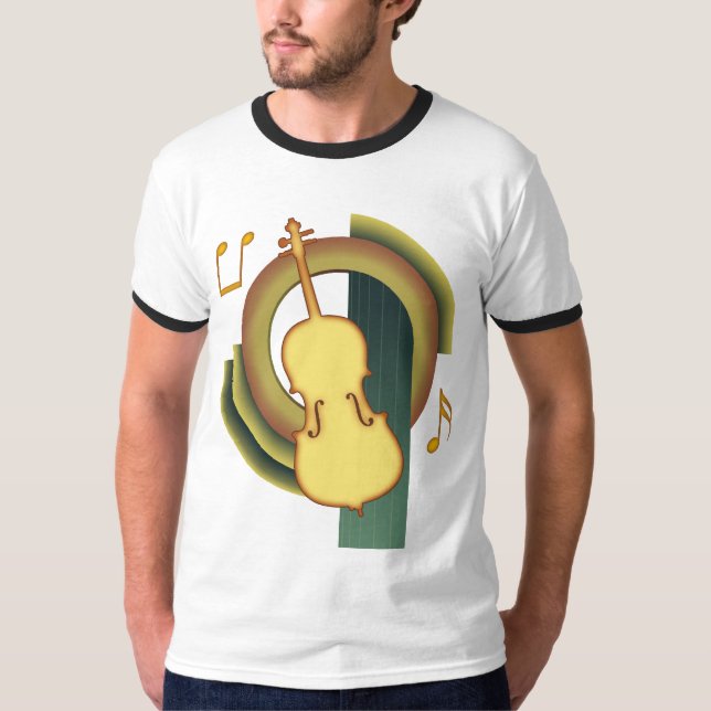 Camiseta Violoncelo Deco (Frente)