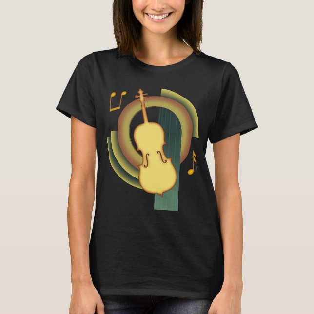 Camiseta Violoncelo Deco (Frente)