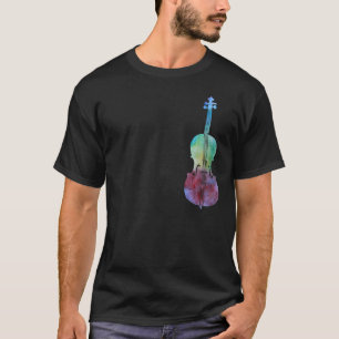 Camiseta Violoncelo lavado cor