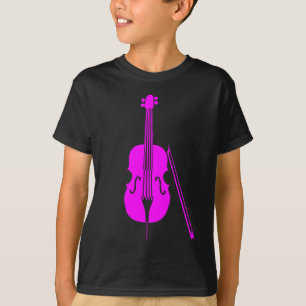 Camiseta Violoncelo - Magenta