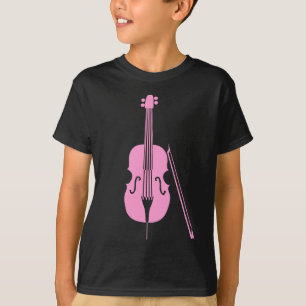 Camiseta Violoncelo - rosa