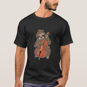 Camiseta Violonista Violonista Preguiça Violonistas Tardo
