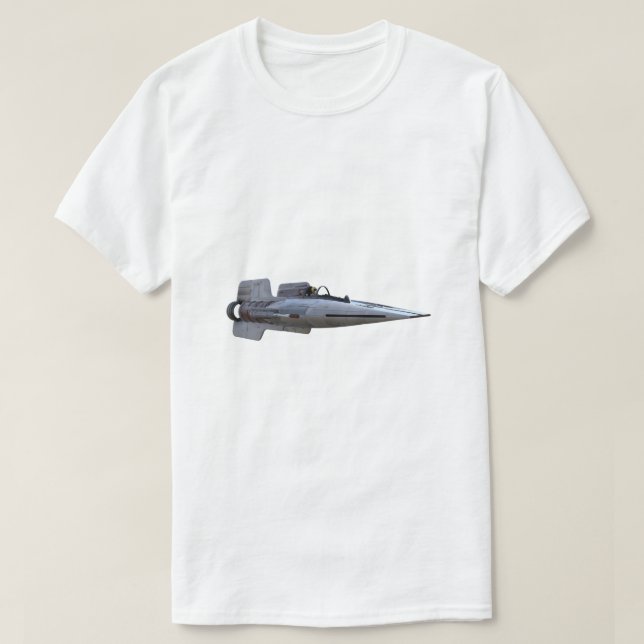 Camiseta Viper Mark VII Battlestar Galactica Espaç (Frente do Design)