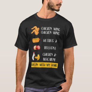 Camiseta Viral Chicken Wing Chicken Wing Hot Dog Bologna En