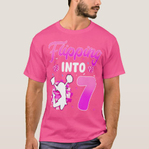Camiseta Virando Em 7 Cheerleader 7 Anos Menina Chee