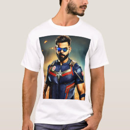 Camiseta "Virat Kohli: Defendendo fronteiras e dominando