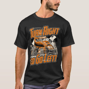 Camiseta Vire à direita para a esquerda! - Laranja - Corren