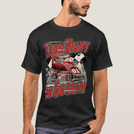 Camiseta Vire à direita para a esquerda! - Red - Wingless R