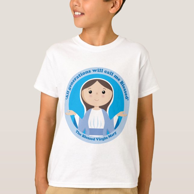 Camiseta Virgem Abençoada Maria (Frente)