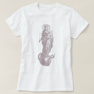 Camiseta Virgem Bendada Tradicional Católica Mary GodMãe