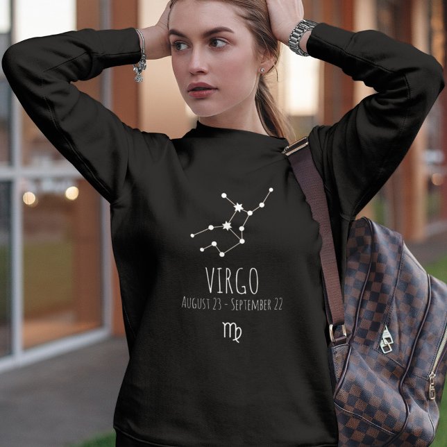 Camiseta Virgem | Constelação Zodiac Personalizada (Criador carregado)
