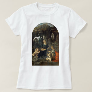 Camiseta Virgem das Rochas, Leonardo da Vinci