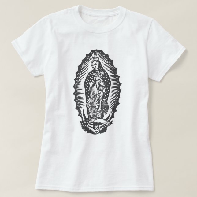 Camiseta Virgem de Guadalupe (Frente do Design)