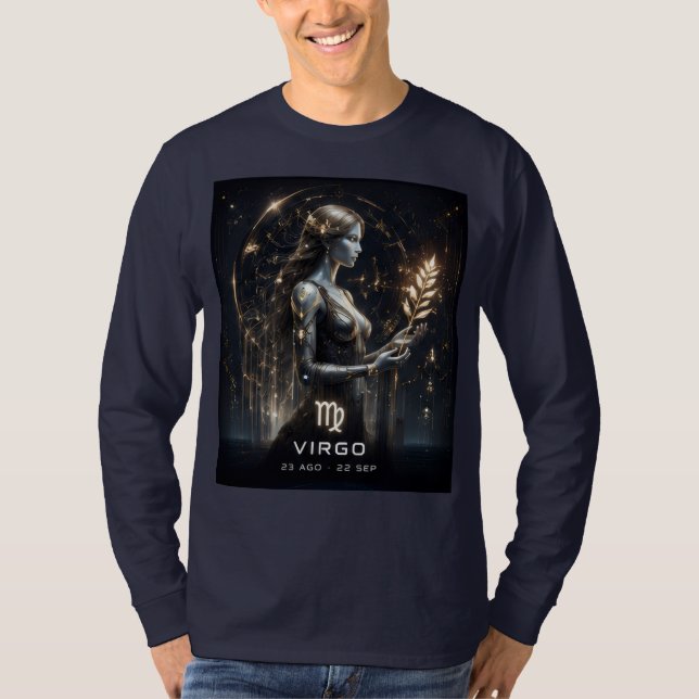 Camiseta Virgem, horóscopo,  (Frente)