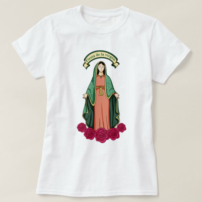 Camiseta Virgem Maria (Frente do Design)