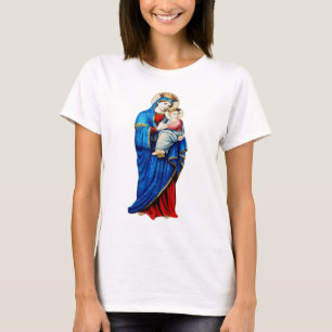 Camiseta Virgem Maria com Menino Jesus