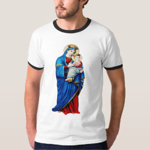 Camiseta Virgem Maria com Menino Jesus