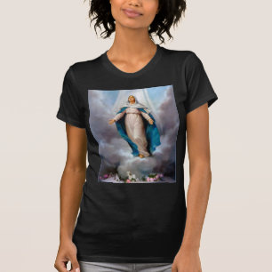 Camiseta Virgem Maria, Jesus & deuses santamente mãe, sant
