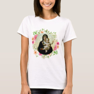 Camiseta Virgem Maria Madonna, obra prima de Bouguereau