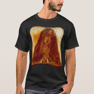 Camiseta Virgem Maria na torrada