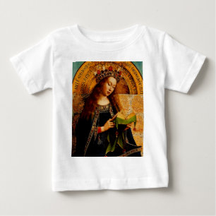 Camiseta Virgem Maria por Jan van Eyck