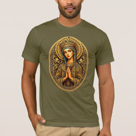 Camiseta Virgem ouro Reverence Maria