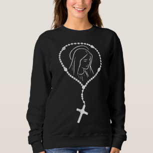 Camiseta Virgem Rosária Maria Deus Jesus fé fé fé religioso