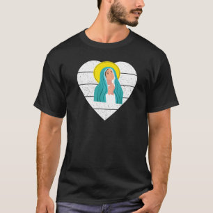 Camiseta Virgem Santa Rosária Devout Católica