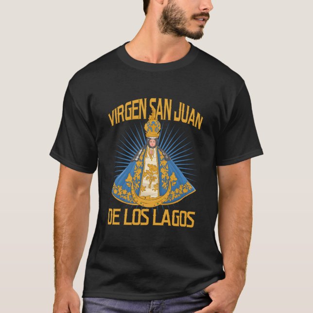 Camiseta Virgen San Juan De Los Lagos Jalisco Mã©Xico (Frente)