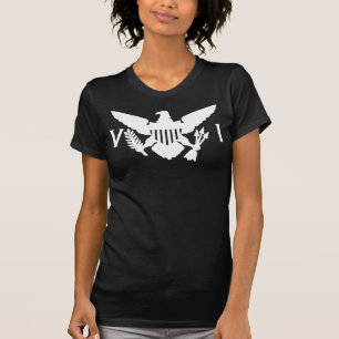 Camiseta Virgens Americana Flag (Islands on Back)