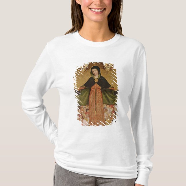 Camiseta Virgin de Misericordia, detalhe de central (Frente)