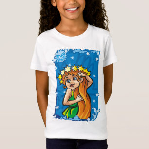 Camiseta Virgin do Virgo no céu nocturno
