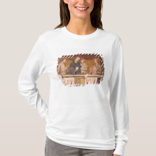 Camiseta Virgin e criança com St Francis e St John (Frente)