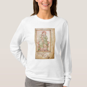 Camiseta Virgin e criança de Roy acima